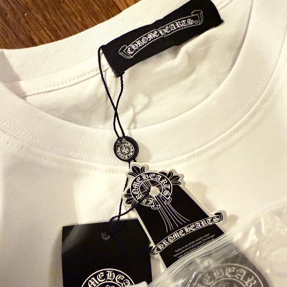 Chrome Hearts Classic White Short Sleeve Tee - Picture 4 of 4